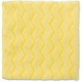 Rubbermaid Commercial Wipe, Microfiber, Bthrm, Yellow RCPQ610
